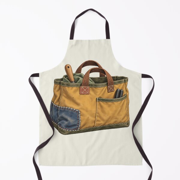 Item preview, Visible Mending Canvas Tool Bag Patchwork designed and sold by MythicCotton.