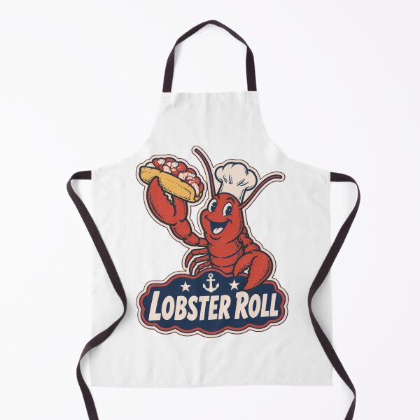 Item preview, Lobster Roll Retro Seafood Shack Sign | Vintage New England Diner Lobster designed and sold by StickyGuys.