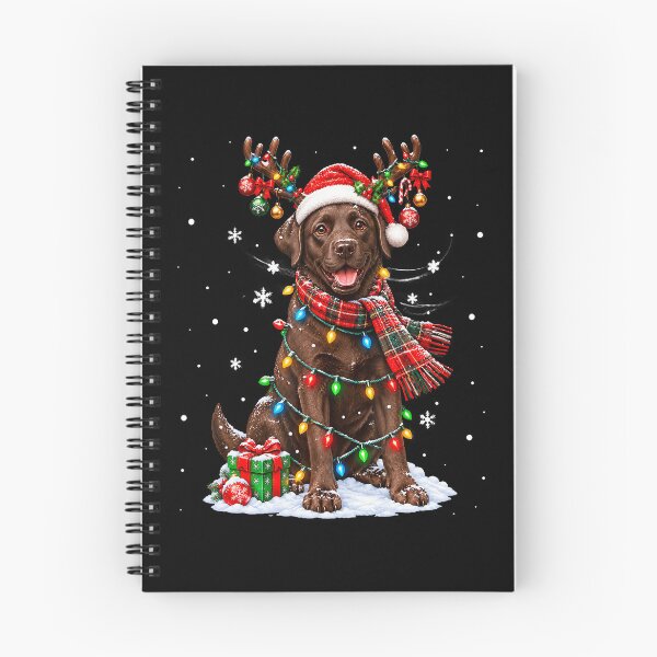 Item preview, Chocolate Lab Labrador Christmas Tree Light Pajama Dog designed and sold by Anime-Nomad.