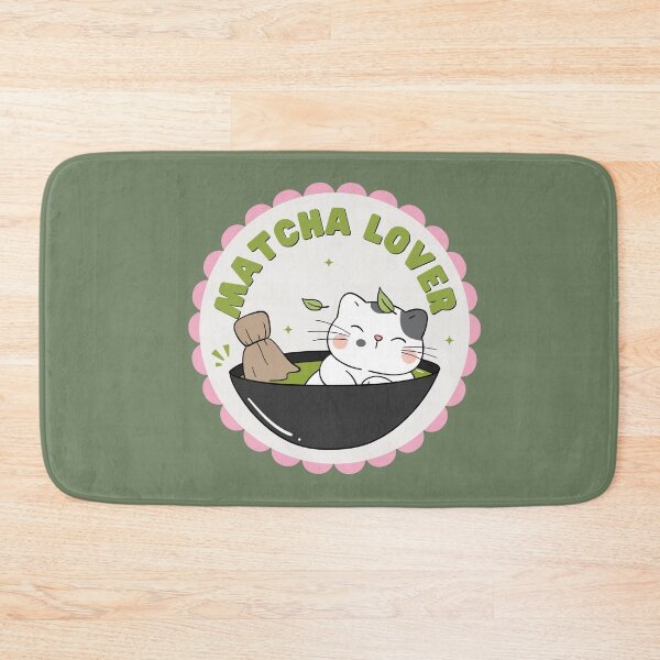 Item preview, matcha lover - badge designed and sold by PeachyLitchi.