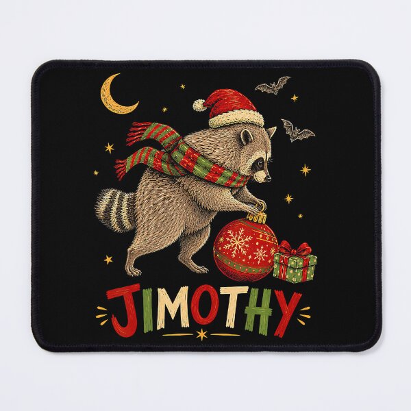 Item preview, Jimothy Christmas Funny Santa Raccoon Seattle Trash Panda designed and sold by Anime-Nomad.