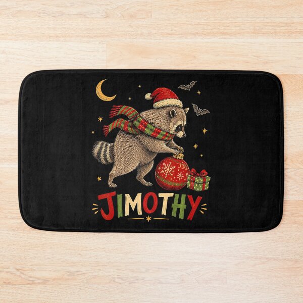 Item preview, Jimothy Christmas Funny Santa Raccoon Seattle Trash Panda designed and sold by Anime-Nomad.