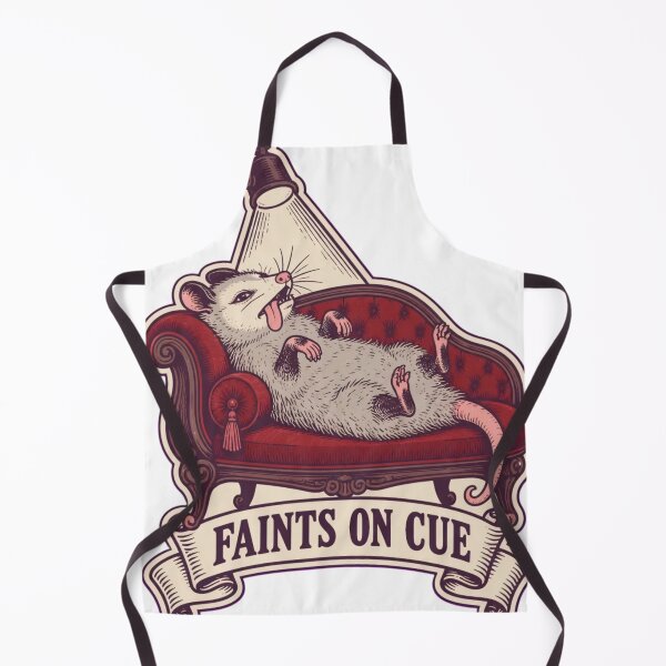 Item preview, Dramatic Opossum Faints on Cue | Funny Possum Playing Dead Fainting Couch designed and sold by StickyGuys.