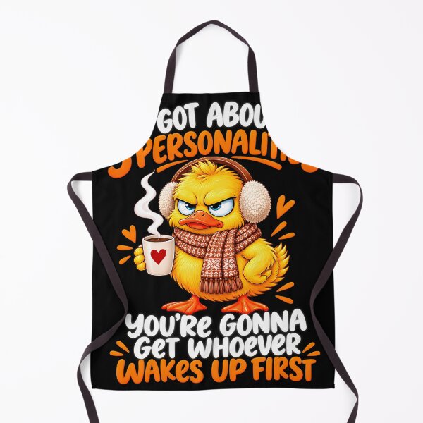 Item preview, I Got 5 Personalities Grumpy Duck Design designed and sold by VGAfanatic.