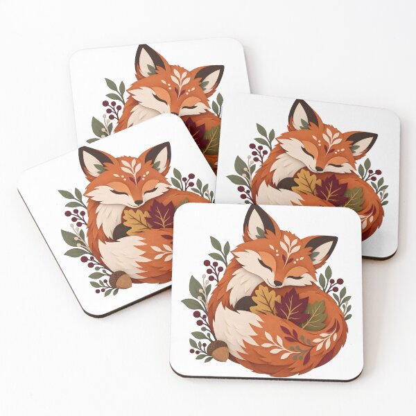 Item preview, Autumn Fox Leaf Collector designed and sold by EpicwaveDesigns.