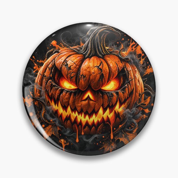 Item preview, Fiery Jack O Lantern – Evil Halloween Pumpkin designed and sold by Redshop04.