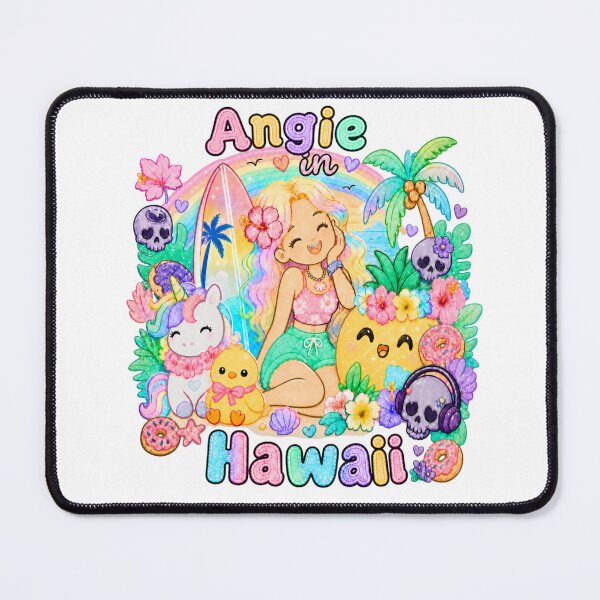 Item preview, Angie Name Hawaii Beach Vacation Creepy Cute Aesthetic designed and sold by TheChalkyFox.