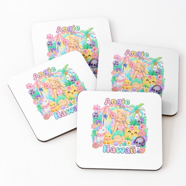 Item preview, Angie Name Hawaii Beach Vacation Creepy Cute Aesthetic designed and sold by TheChalkyFox.