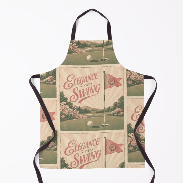 Item preview, Golf Elegance In Every Swing Retro Vintage - Womens Pastel Mid-Century Sports Gift - Elegant Flag Art designed and sold by BelievingCreates.