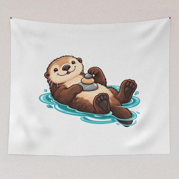 Item preview, Otter Pebble Sculptor designed and sold by EpicwaveDesigns.