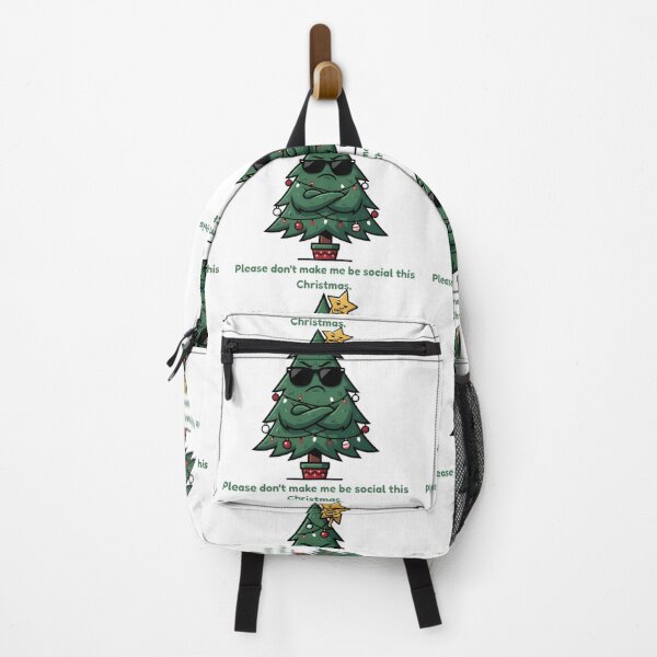 Item preview, Please Dont Make Me Be Social This Christmas Grumpy Tree designed and sold by SmartPuns.