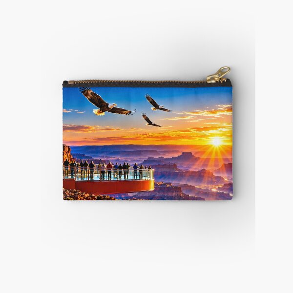 Aperçu de l'œuvre GRAND CANYON SKYWALK - Lever de soleil sur le canyon créée et vendue par DBM Photo Art 1.