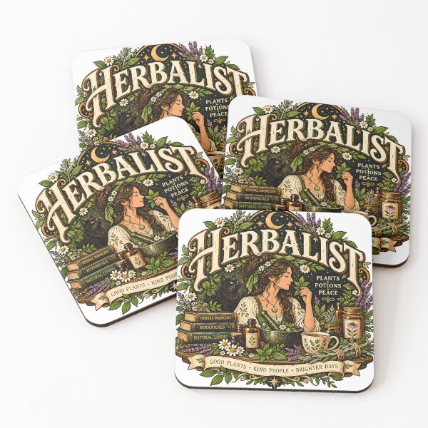 Item preview, Vintage Herbalist Plants Potions Peace designed and sold by MysticCanvasAi.