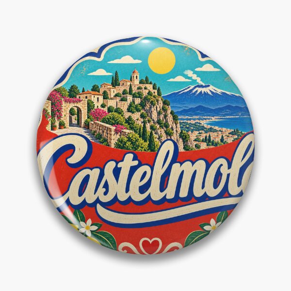 Item preview, Castelmola Italy Travel Souvenir Painted Italian Sign designed and sold by VisualArtsOasis.