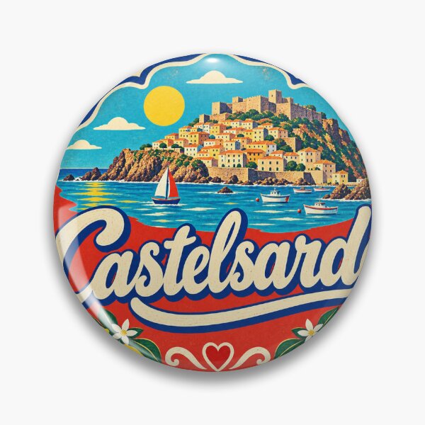 Item preview, Castelsardo Italy Travel Souvenir Painted Italian Sign designed and sold by VisualArtsOasis.