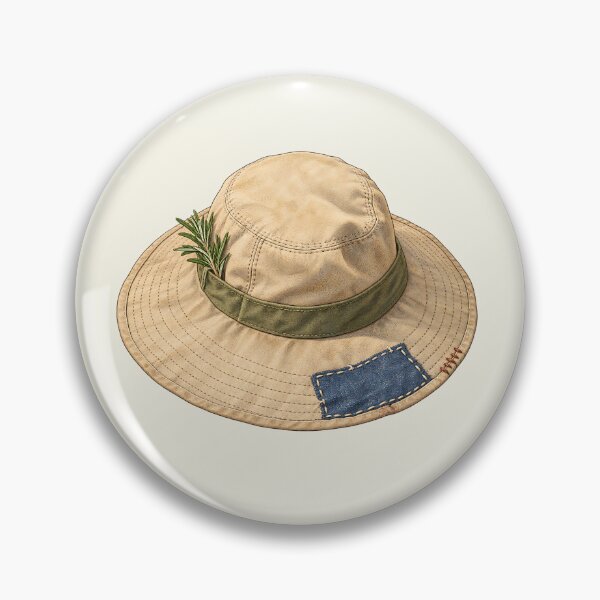 Item preview, Visible Mending Canvas Sun Hat Patchwork designed and sold by MythicCotton.