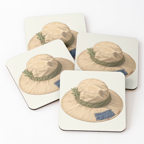 Item preview, Visible Mending Canvas Sun Hat Patchwork designed and sold by MythicCotton.