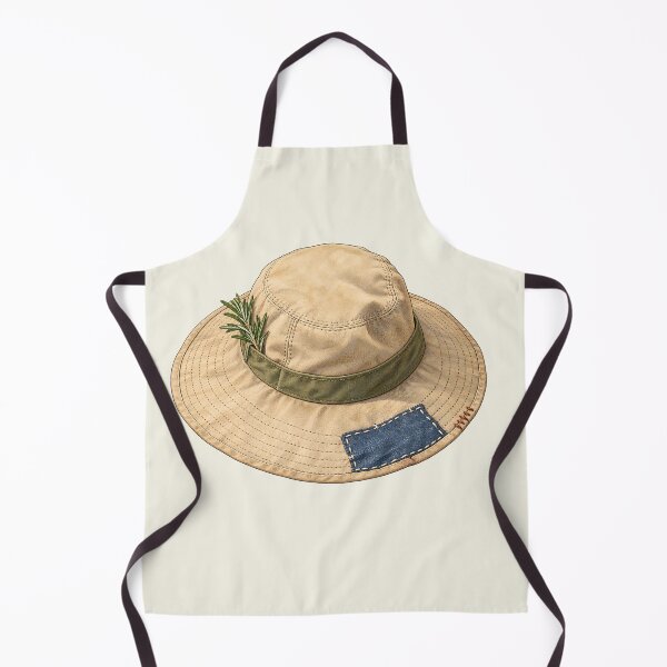 Item preview, Visible Mending Canvas Sun Hat Patchwork designed and sold by MythicCotton.