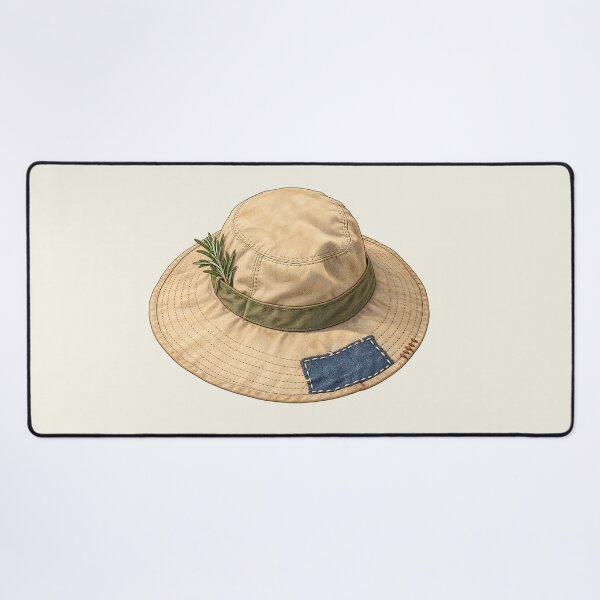Item preview, Visible Mending Canvas Sun Hat Patchwork designed and sold by MythicCotton.