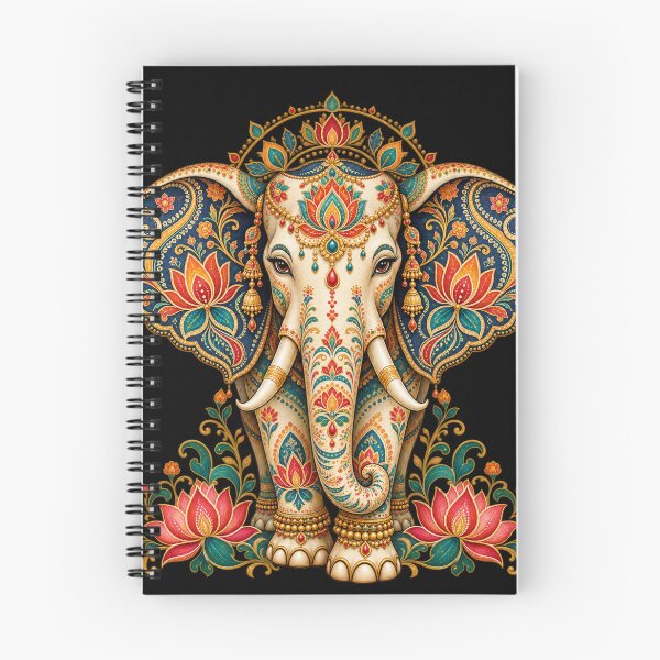 Item preview, Indian Elephant - Lotus and Paisley designed and sold by lAnJefurtifeu.
