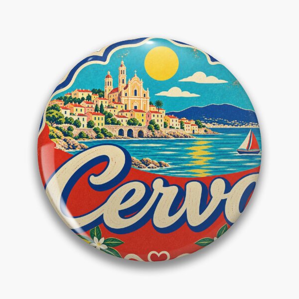 Item preview, Cervo Italy Travel Souvenir Painted Italian Sign designed and sold by VisualArtsOasis.