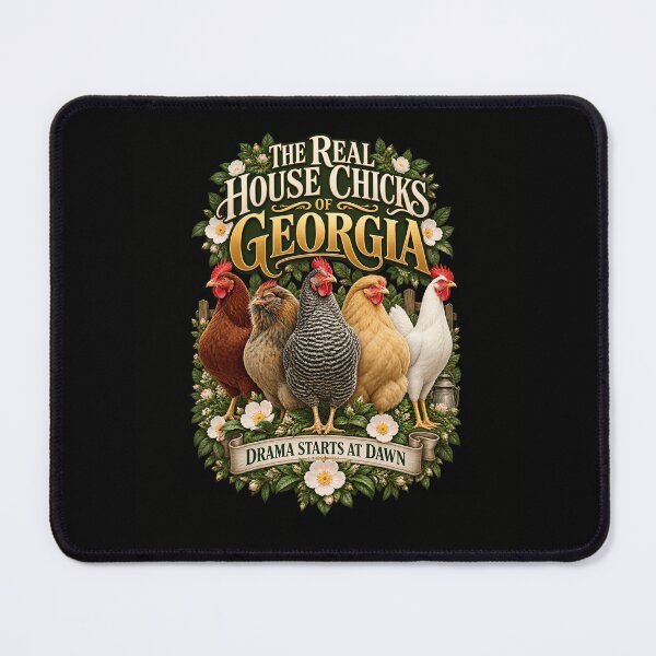 Item preview, The Real House Chicks of Georgia, Funny Backyard Chicken Design designed and sold by AwakenedSoul.