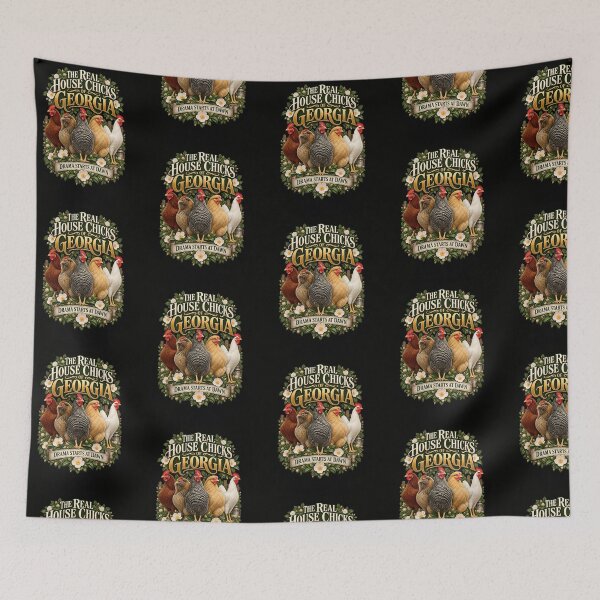 Item preview,  The Real House Chicks of Georgia, Funny Backyard Chicken Design designed and sold by AwakenedSoul.