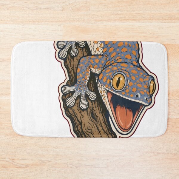 Item preview, Tokay Gecko Sticker | Angry Barking Tokay Reptile Lover Die Cut designed and sold by StickyGuys.