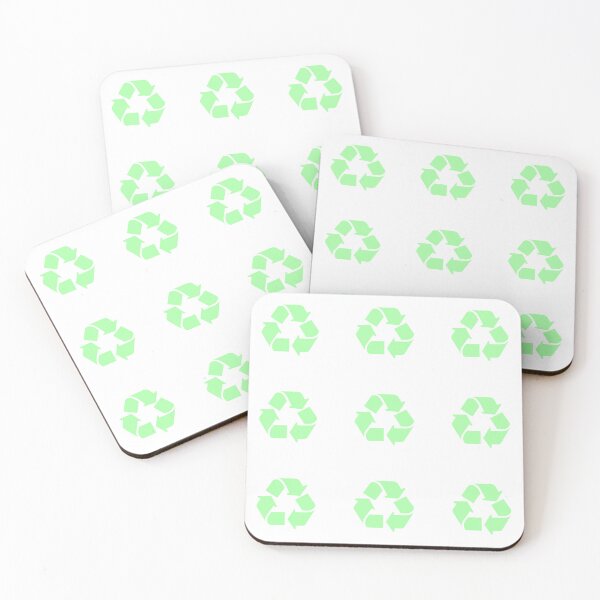 Item preview, Recycling Symbol Pastel Green Sticker Pack/Sheet- Small Size designed and sold by SlimyFish.