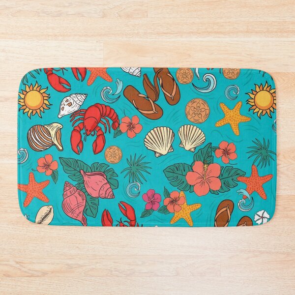 Item preview, Beach Pattern with Lobsters and Seashells designed and sold by Ed & Harmony.