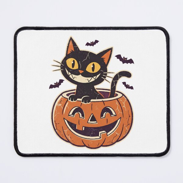 Item preview, Vintage Retro Black Cat in Jack O Lantern Pumpkin designed and sold by abdelski.