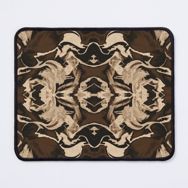 Item preview, Champagne Ember Kaleidoscope – Elegant Botanical Pattern designed and sold by SulkaCreative.