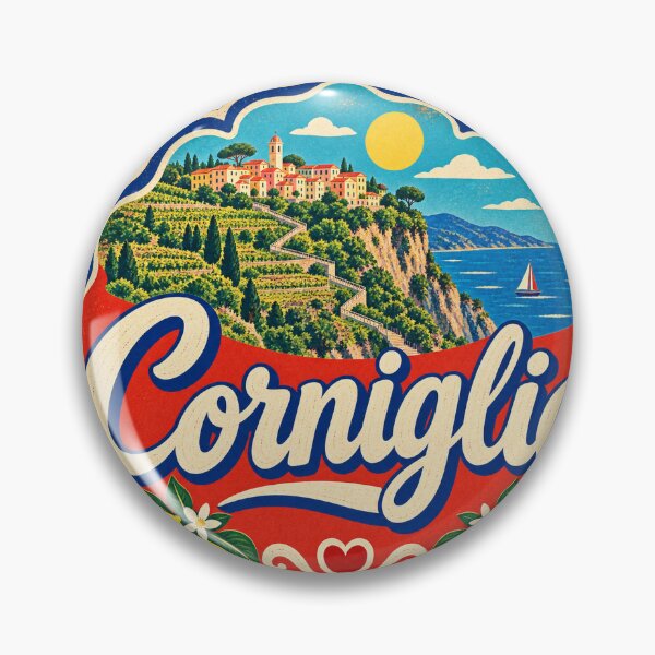Item preview, Corniglia Italy Travel Souvenir Painted Italian Sign designed and sold by VisualArtsOasis.