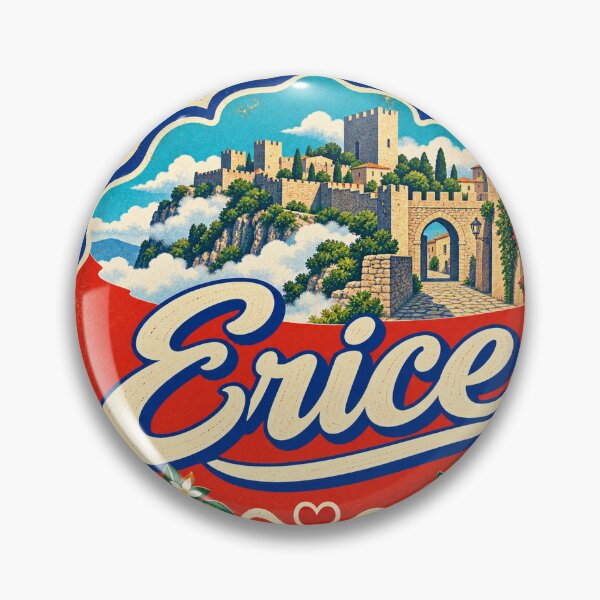 Item preview, Erice Italy Travel Souvenir Painted Italian Sign designed and sold by VisualArtsOasis.