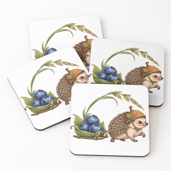 Item preview, Hedgehog Berry Courier designed and sold by EpicwaveDesigns.