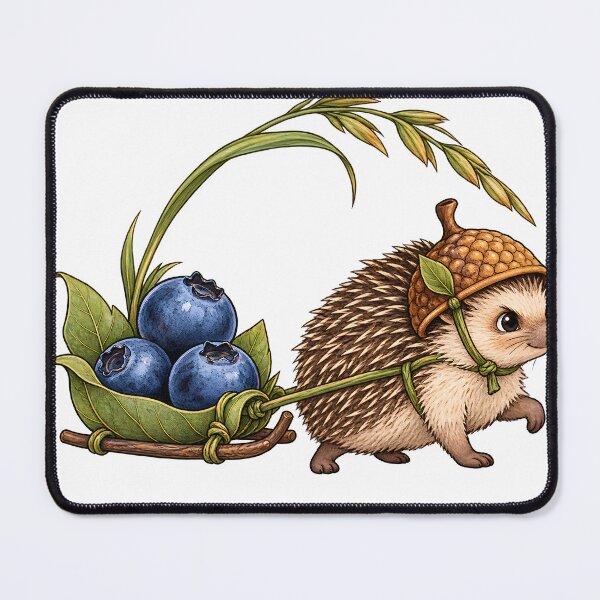 Item preview, Hedgehog Berry Courier designed and sold by EpicwaveDesigns.