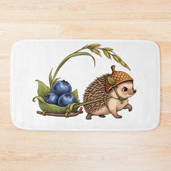 Item preview, Hedgehog Berry Courier designed and sold by EpicwaveDesigns.