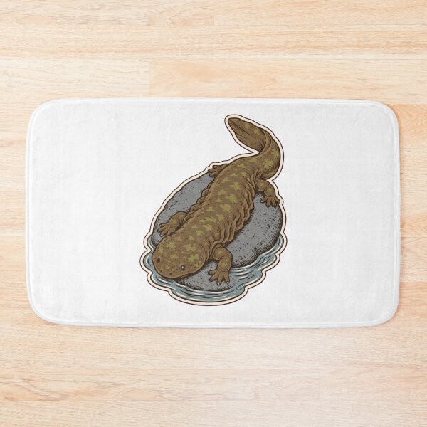 Item preview, Hellbender Salamander Sticker | Giant Wrinkly Salamander Herpetology Die Cut designed and sold by StickyGuys.