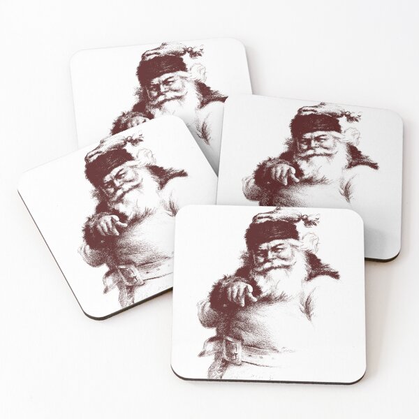 Item preview, Christmas Santa cash Wishes Black and white  designed and sold by Goldy_Stuff.