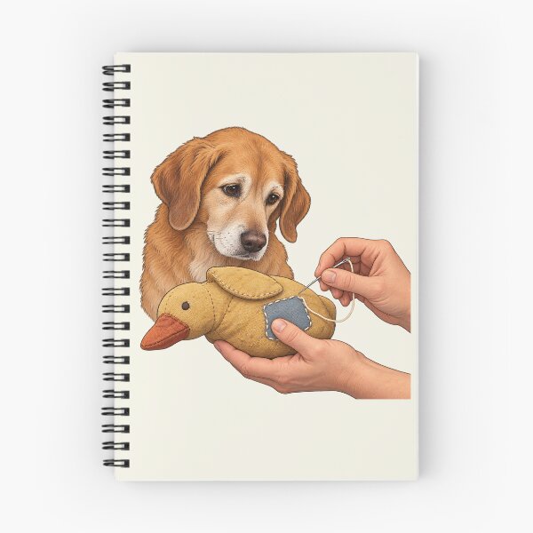Item preview, Visible Mending Golden Retriever Toy Art designed and sold by MythicCotton.