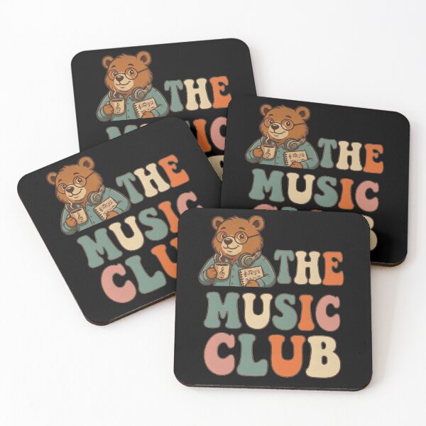 Item preview, The Music Club Retro Groovy designed and sold by ViralVector.