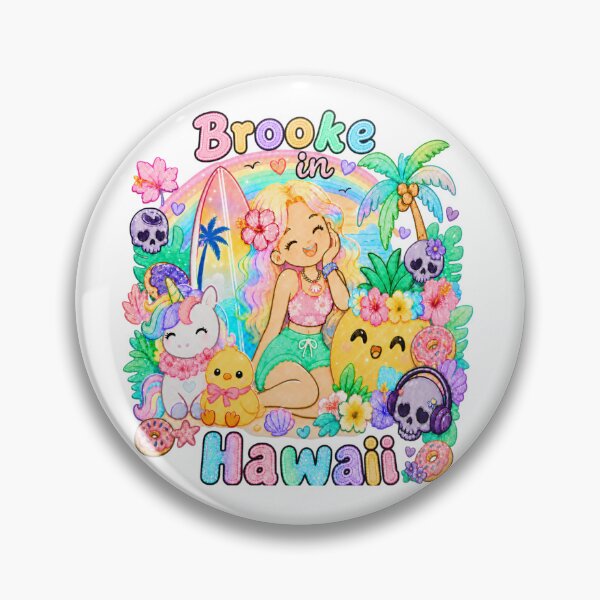 Item preview, Brooke Name Gift Pastel Goth Hawaii Kawaii Aesthetic designed and sold by TheChalkyFox.