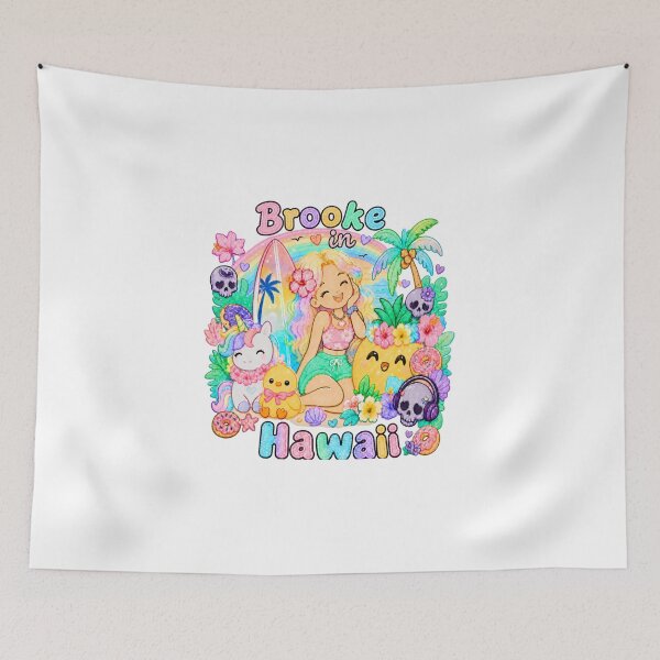 Item preview, Brooke Name Gift Pastel Goth Hawaii Kawaii Aesthetic designed and sold by TheChalkyFox.
