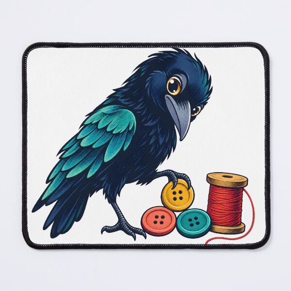 Item preview, Crow Button Collector designed and sold by EpicwaveDesigns.