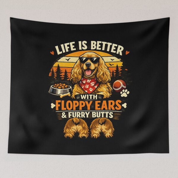 Item preview, Life Is Better With Floppy Ears - Golden Retriever designed and sold by SidTastic .