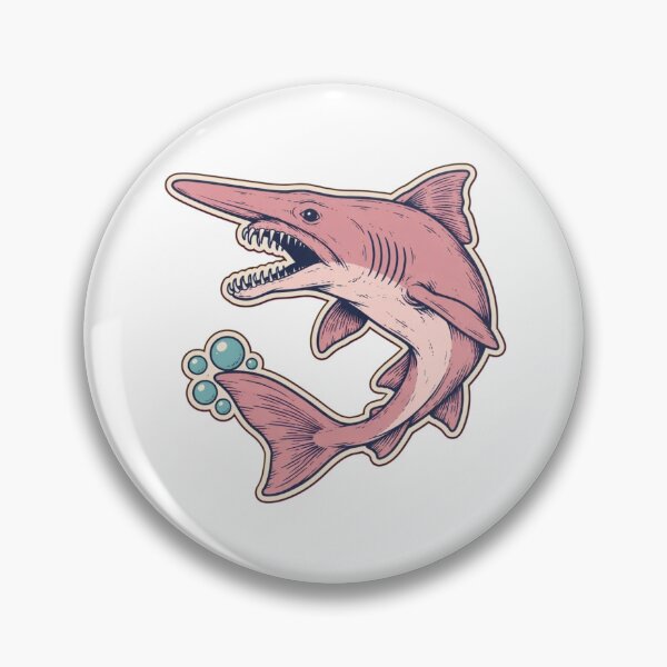 Item preview, Goblin Shark Sticker | Deep Sea Creature Weird Shark Marine Biology Die Cut designed and sold by StickyGuys.