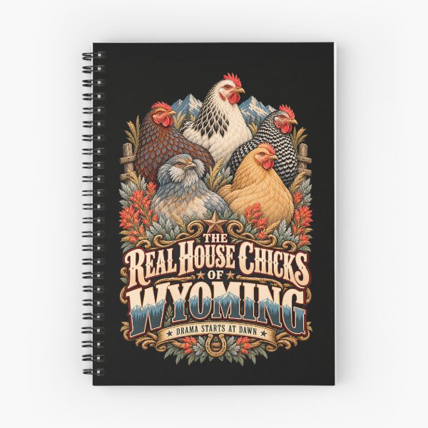 Item preview,  The Real House Chicks of Wyoming, Funny Backyard Chicken Design designed and sold by AwakenedSoul.
