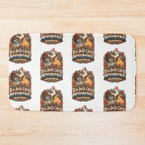 Item preview,  The Real House Chicks of Wyoming, Funny Backyard Chicken Design designed and sold by AwakenedSoul.