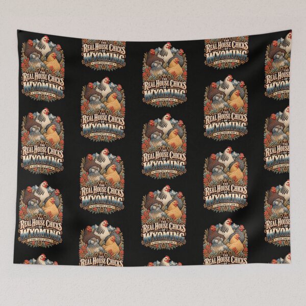 Item preview,  The Real House Chicks of Wyoming, Funny Backyard Chicken Design designed and sold by AwakenedSoul.