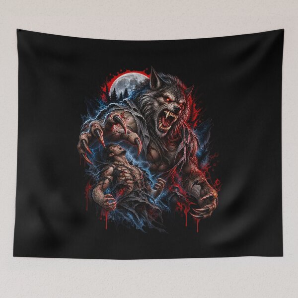 Item preview, Werewolf Attack – Blood Moon Horror designed and sold by Redshop04.